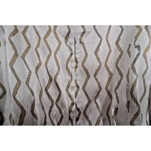 Isabel Marant Siasi 100% Silk Blouse in Beige Bohemian Chic Long Sleeve Size 42 - Picture 7 of 15